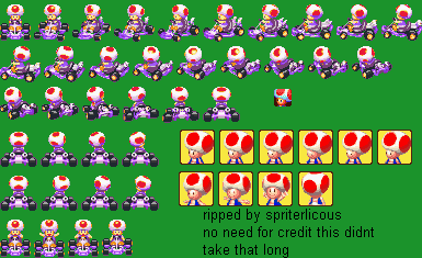 Mario Kart: Super Circuit - Toad