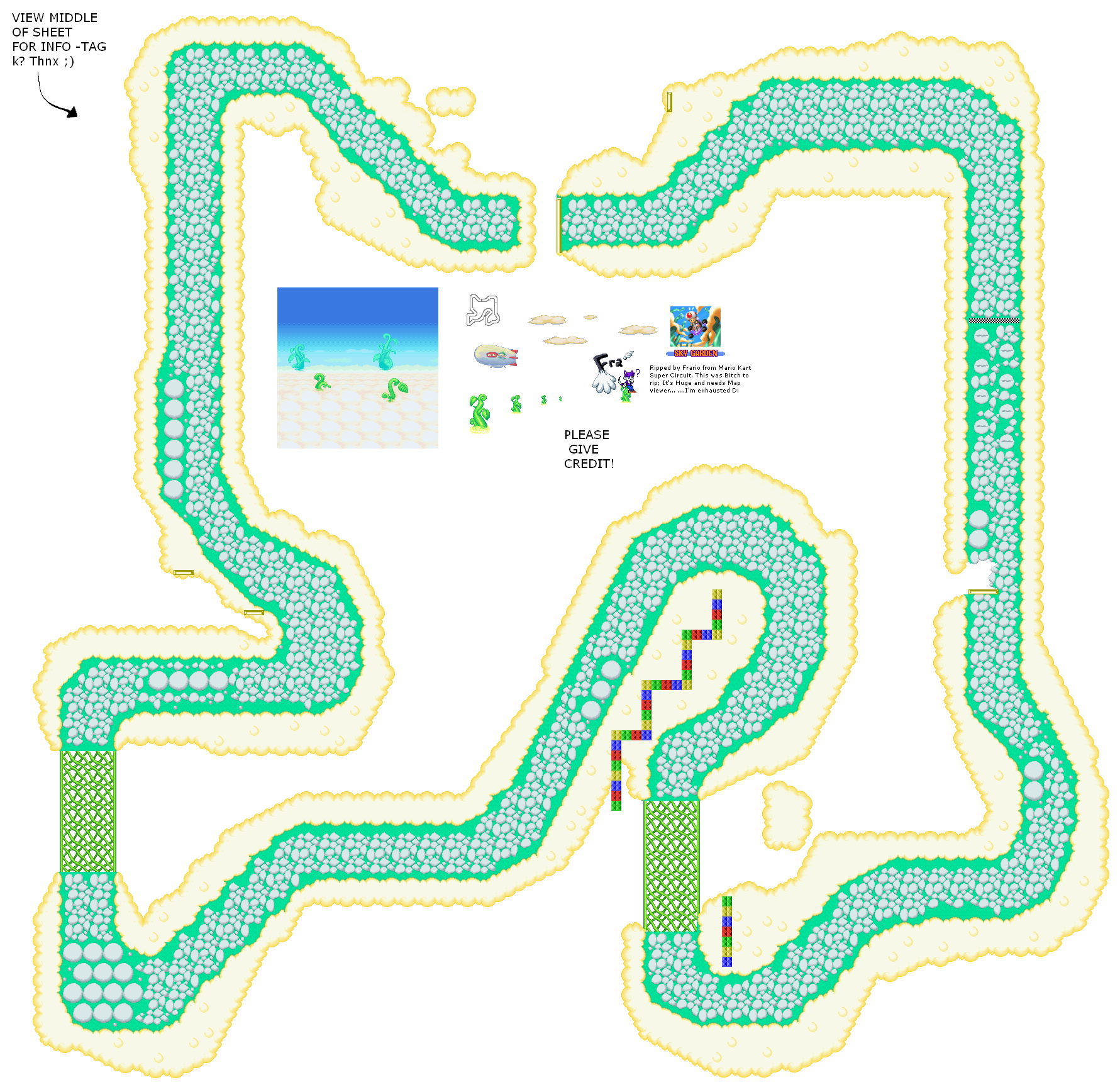 Mario Kart: Super Circuit - Sky Garden
