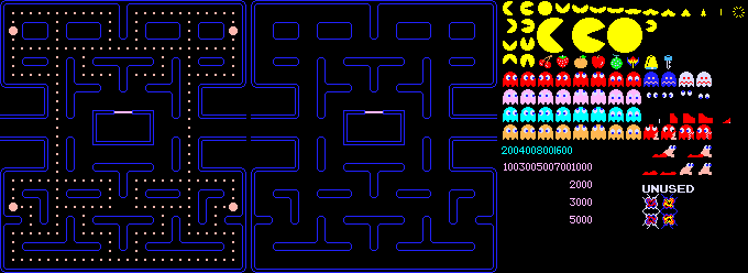Arcade Pac Man General Sprites The Spriters Resource - Bank2home.com