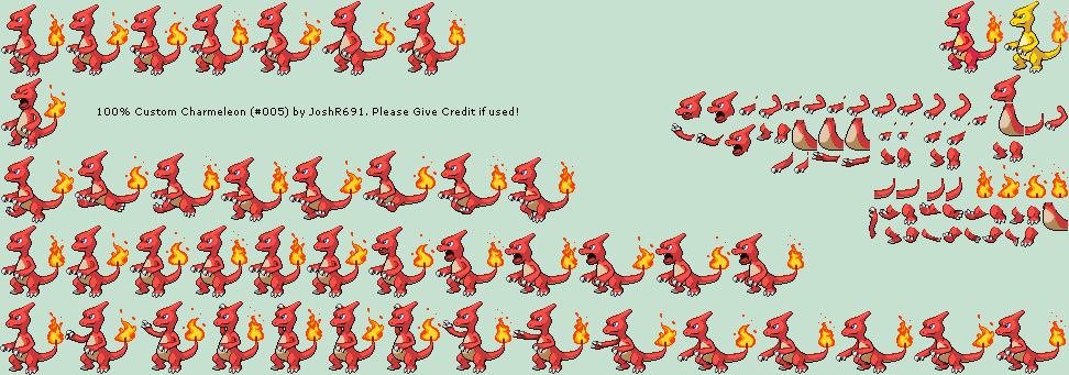 Pokémon Generation 1 Customs - #005 Charmeleon