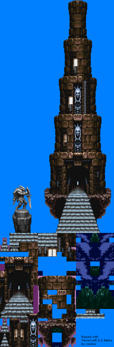 Terranigma - Underworld Tower Exterior