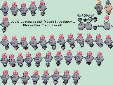 Pokémon Customs - #325 Spoink