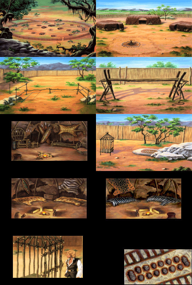 Quest for Glory 3: Wages of War - Simbani Village