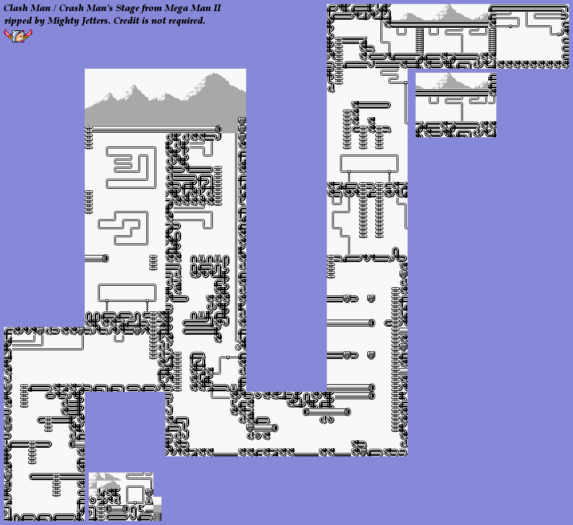 Mega Man II - Clash Man / Crash Man's Stage