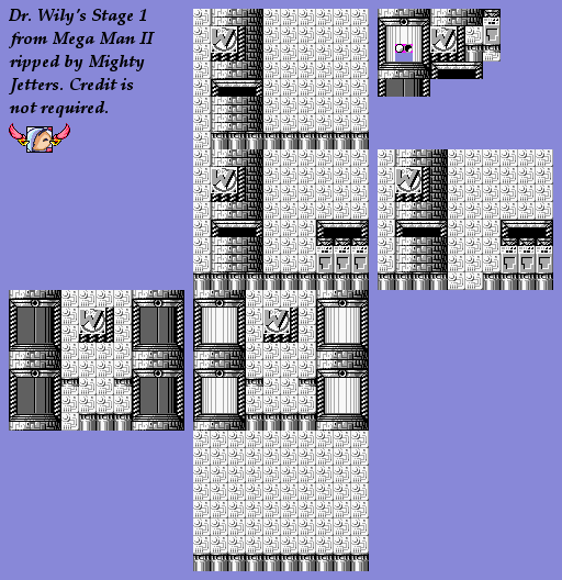 Mega Man II - Dr. Wily's Stage 1