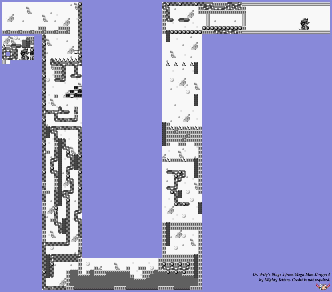 Mega Man II - Dr. Wily's Stage 2