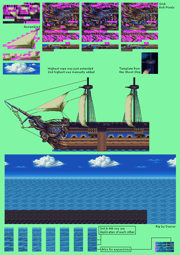 Trials of Mana (JPN) - Harbor & Ship