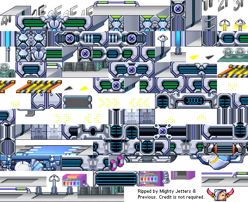 Astro Boy: Tap Tap Rush - Act 1-1 Tileset