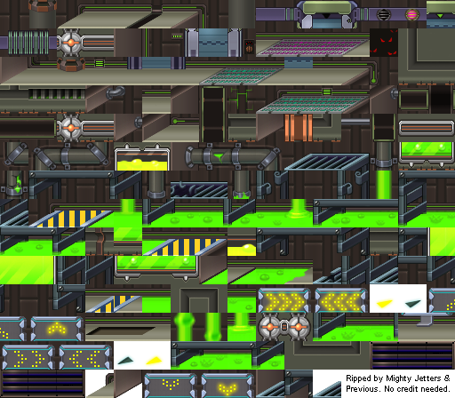 Astro Boy: Tap Tap Rush - Act 2-1 / Act 2-4 Tileset