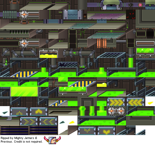 Astro Boy: Tap Tap Rush - Act 2-3 Tileset