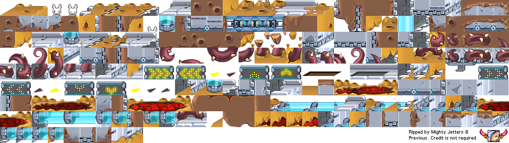 Astro Boy: Tap Tap Rush - Act 3-1 / Act 3-2 / Act 3-3 Tileset