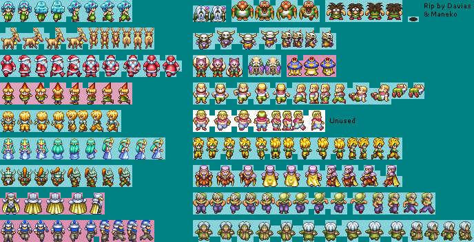 Secret of Mana (iPhone) - Characters