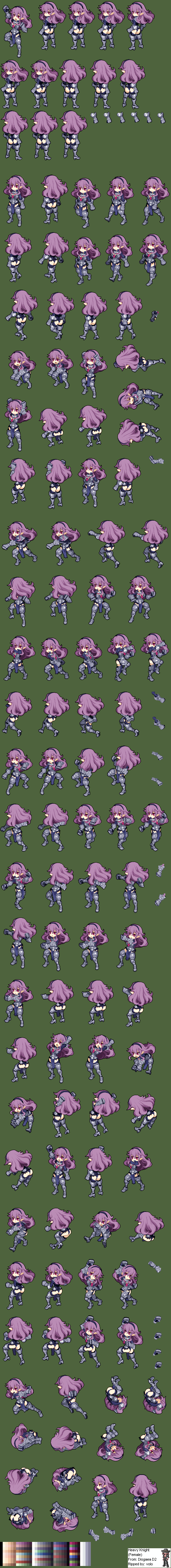 Disgaea D2: A Brighter Darkness - Heavy Knight (Female)