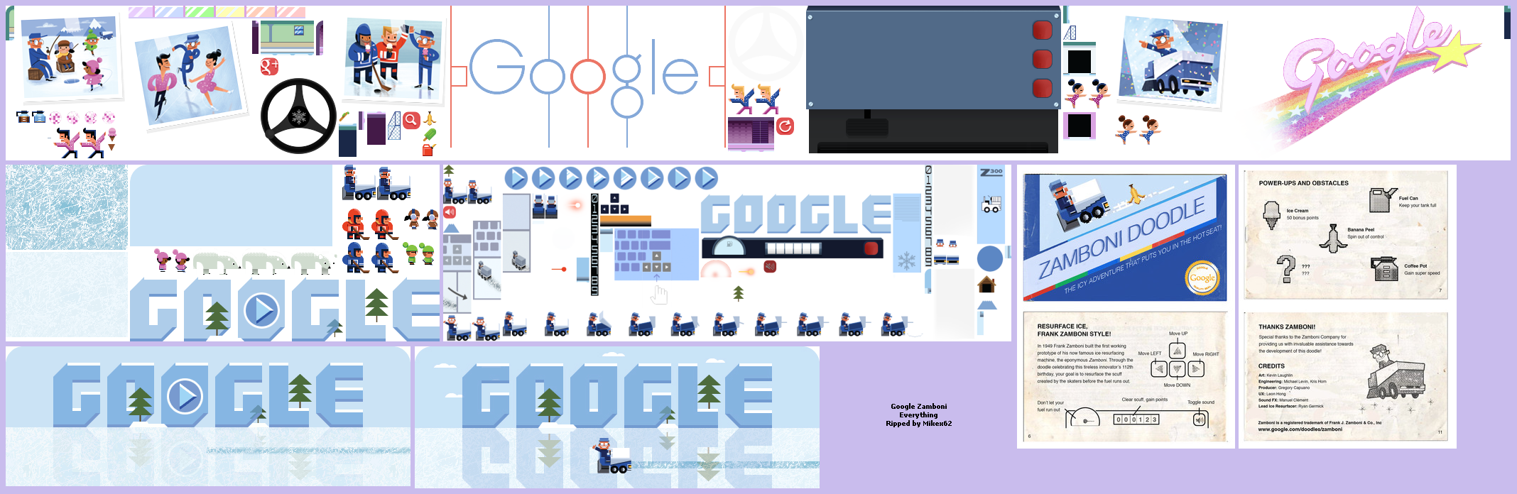 Google Doodles - General Sprites