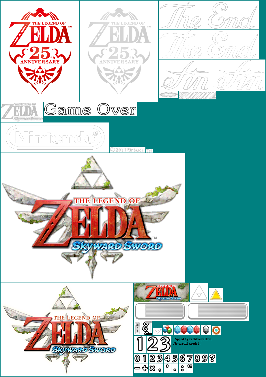 The Legend of Zelda: Skyward Sword - Miscellaneous
