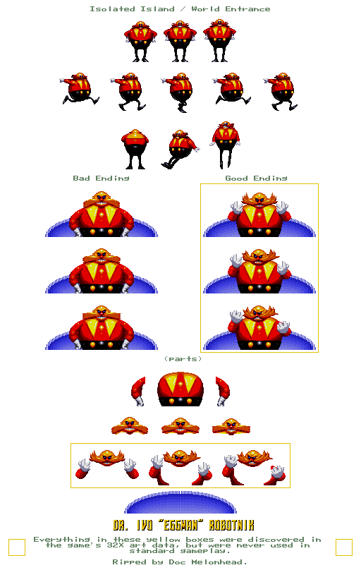 Knuckles' Chaotix (32X) - Dr. Eggman / Dr. Robotnik