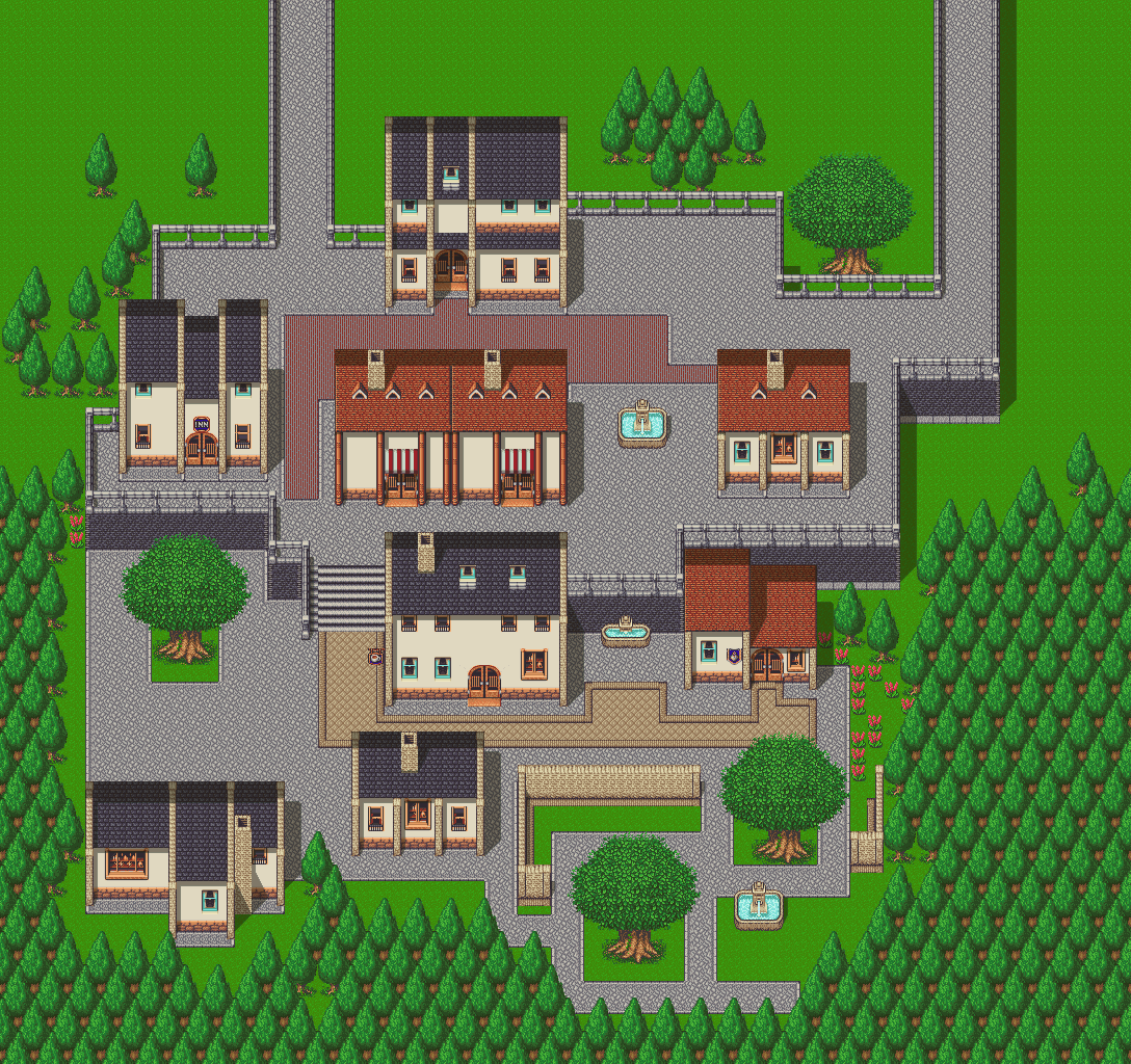 Secret of Mana - Northtown (Exterior)