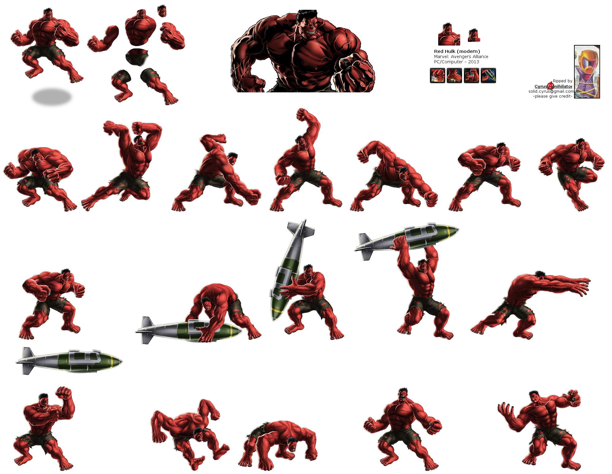 Marvel: Avengers Alliance - Red Hulk (Modern)