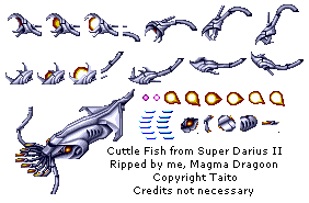 Super Darius II (JPN) - Cuttle Fish