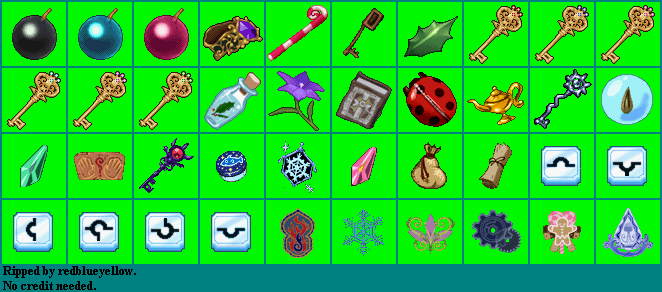 A Witch's Tale - Key Items