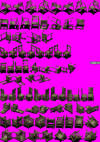 Fallout Tactics: Brotherhood of Steel - Wood Chairs