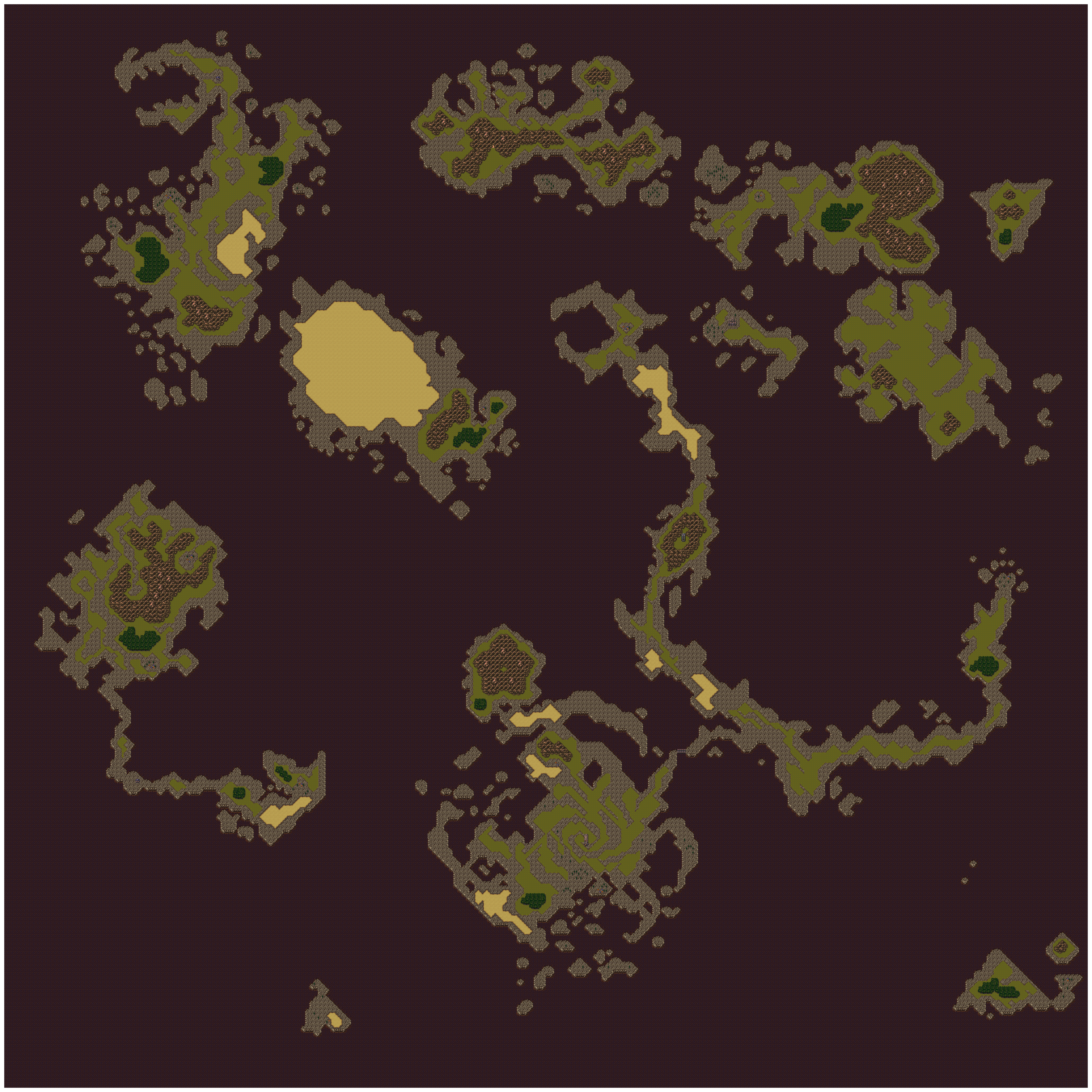 World of Ruin Overworld