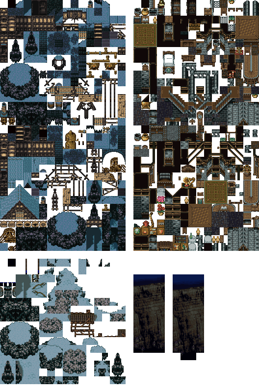 Final Fantasy 6 - Narshe Tiles