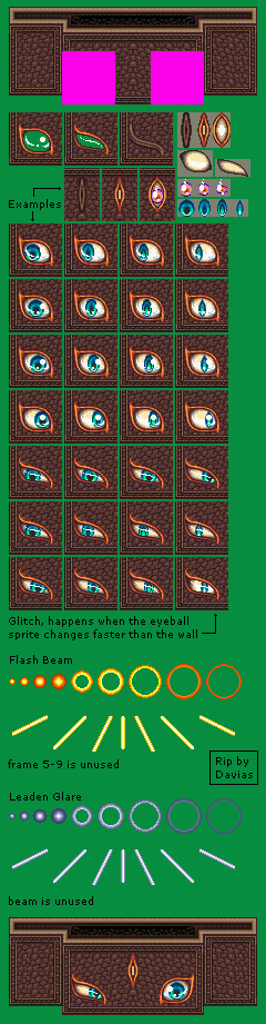 Secret of Mana - Wall Face & Chamber's Eyes