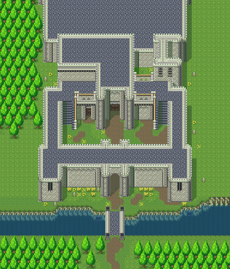 Secret of Mana - Pandora Castle (Exterior)