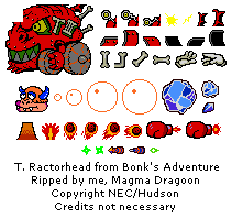 Bonk's Adventure - T. Ractorhead