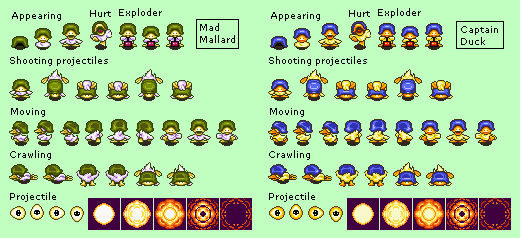 Secret of Mana - Mad Mallard & Captain Duck