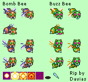 Secret of Mana - Buzz Bee & Bomb Bee