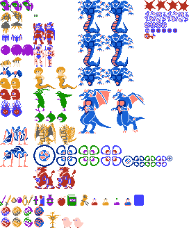 The Wing of Madoola (JPN) - Enemies & Items