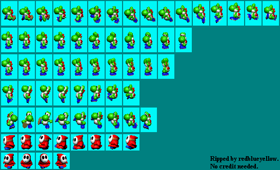 Simple DS Series Vol. 44: The Gal Mahjong - Yoshi and Shy Guy (Unused)