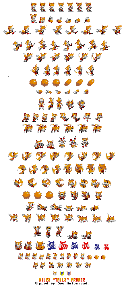 Sonic Mania Tails Sprite Sheet Your Needs Images