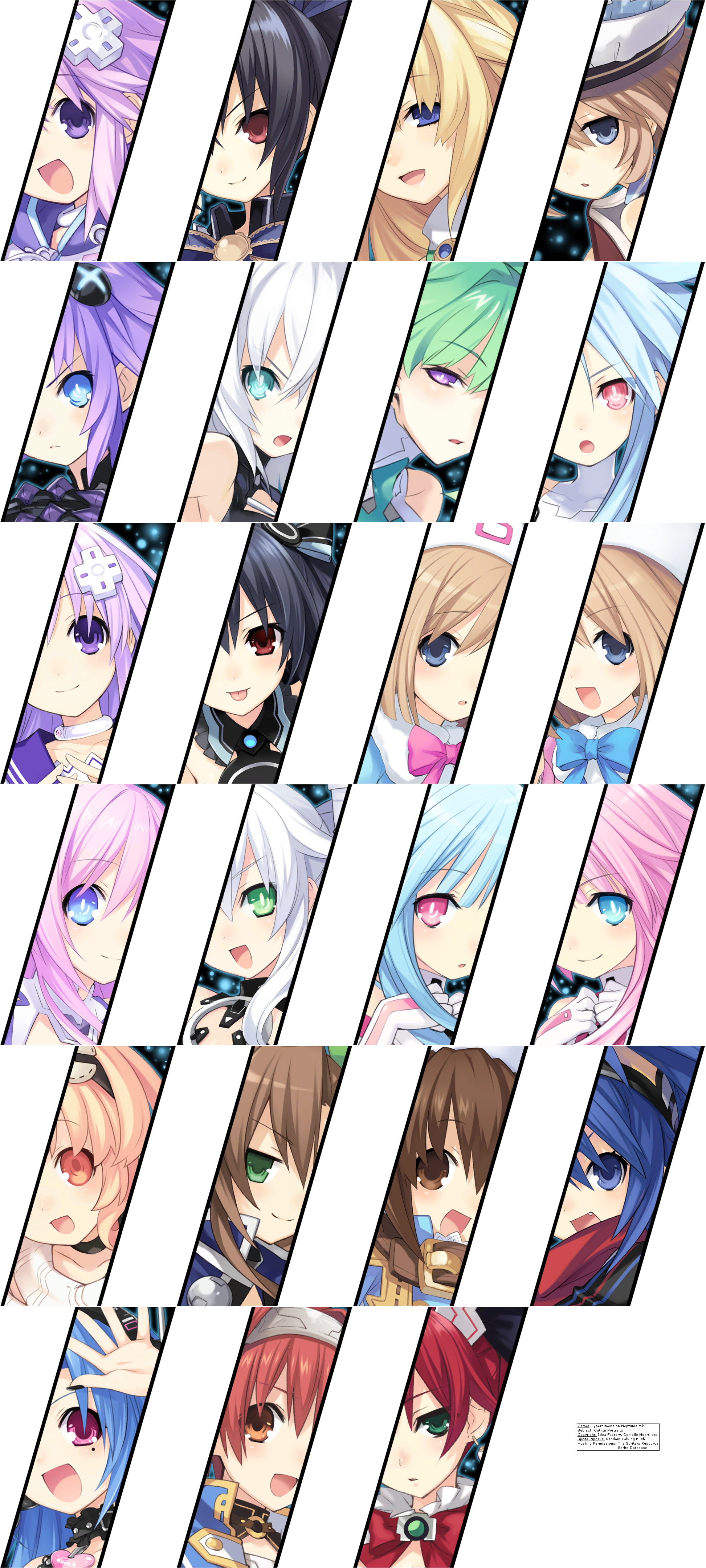 Hyperdimension Neptunia mk2 - Cut-In Portraits