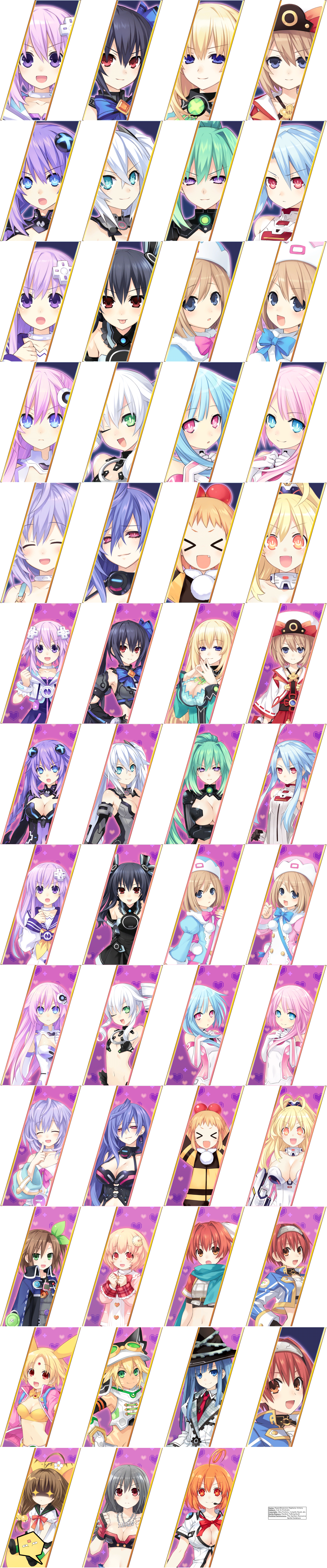 Hyperdimension Neptunia Victory - Cut-In Portraits