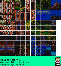 Blaster Master - Area 1 Overworld