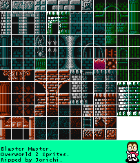 Blaster Master - Area 2 Overworld