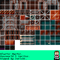 Blaster Master - Area 3 Overworld