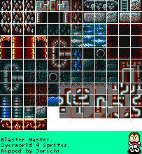 Blaster Master - Area 4 Overworld