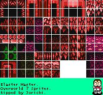 Blaster Master - Area 7 Overworld