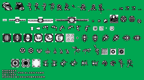 Contra: The Alien Wars / Probotector 2 / Contra Spirits - Enemies