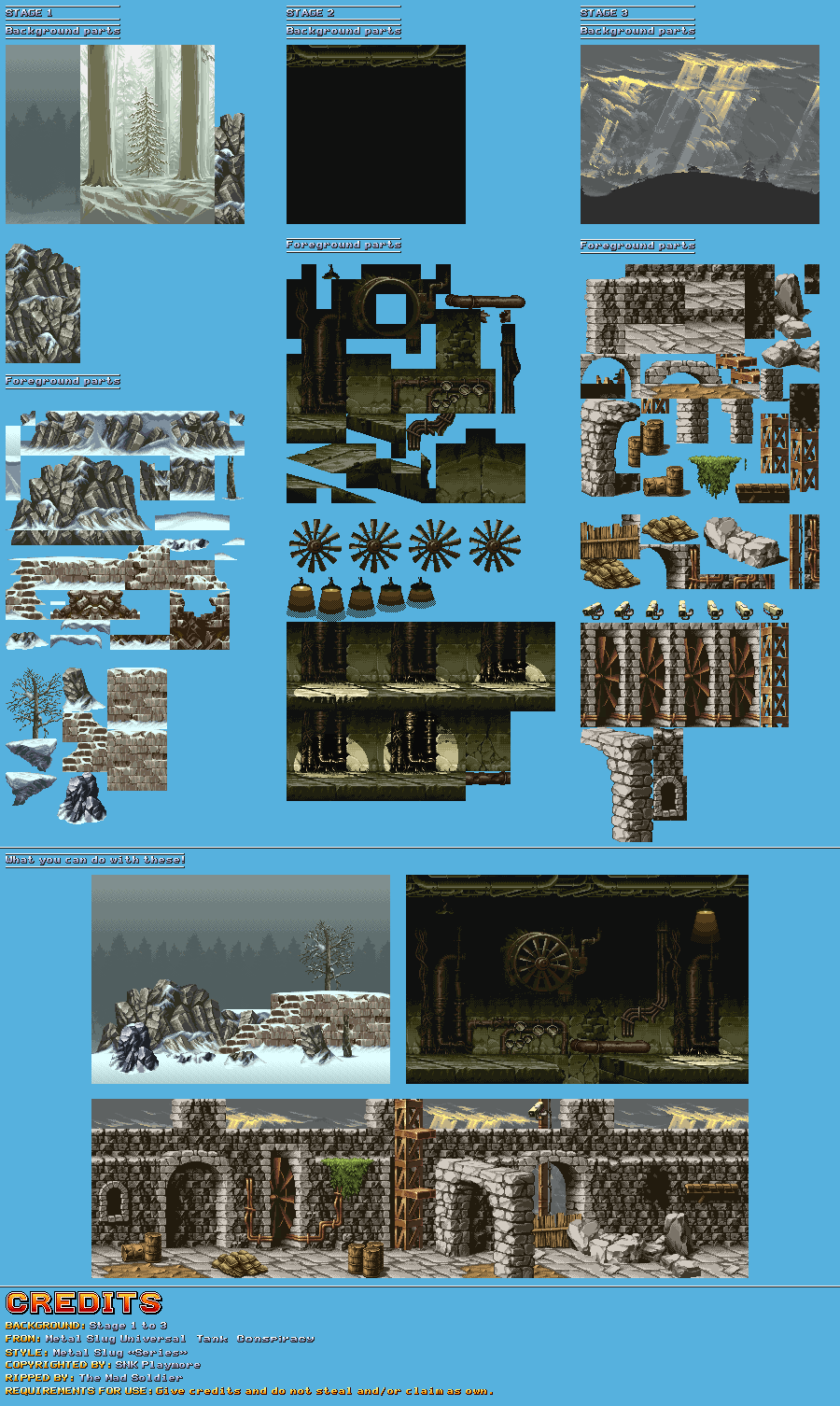 Universal Metal Slug - Stages 1 to 3