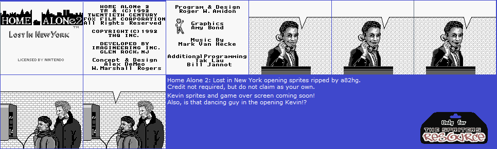 Home Alone 2: Lost in New York - Title Screen / Opening Cutscene