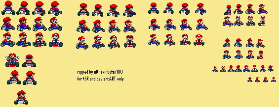 Mario Kart R (Hack) - Mario