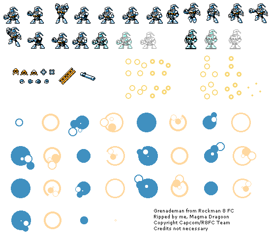 Rockman 8 FC / Mega Man 8 FC - Grenade Man