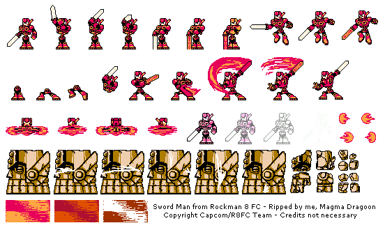 Rockman 8 FC / Mega Man 8 FC - Sword Man