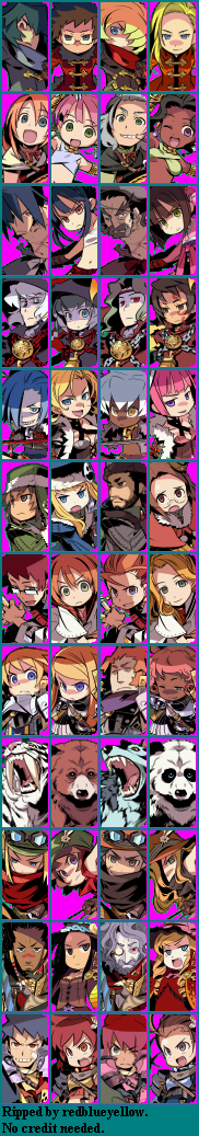 Etrian Odyssey II: Heroes of Lagaard - Character Icons