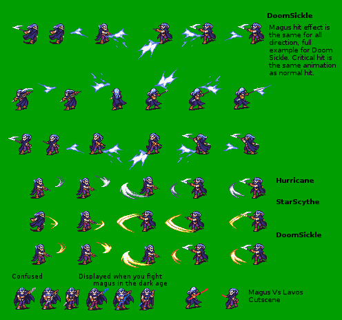 Chrono Trigger - Magus's Weapons